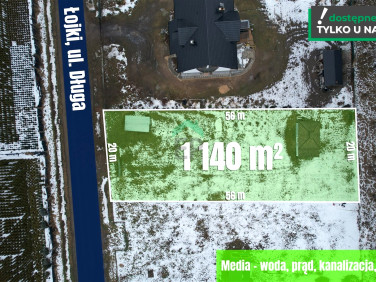 Działka budowlana Łojki