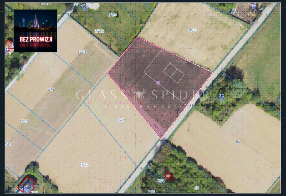 Działka rolna Kępa Okrzewska