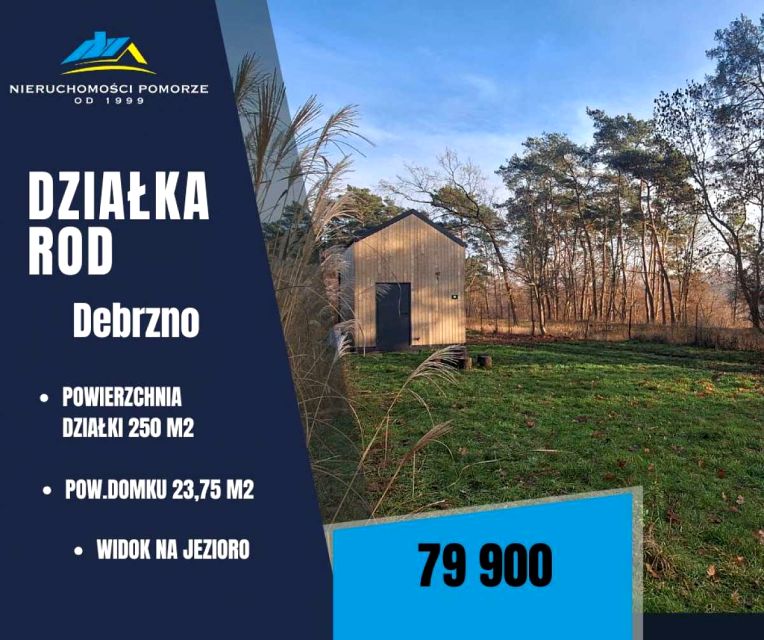 Działka rekreacyjna Debrzno