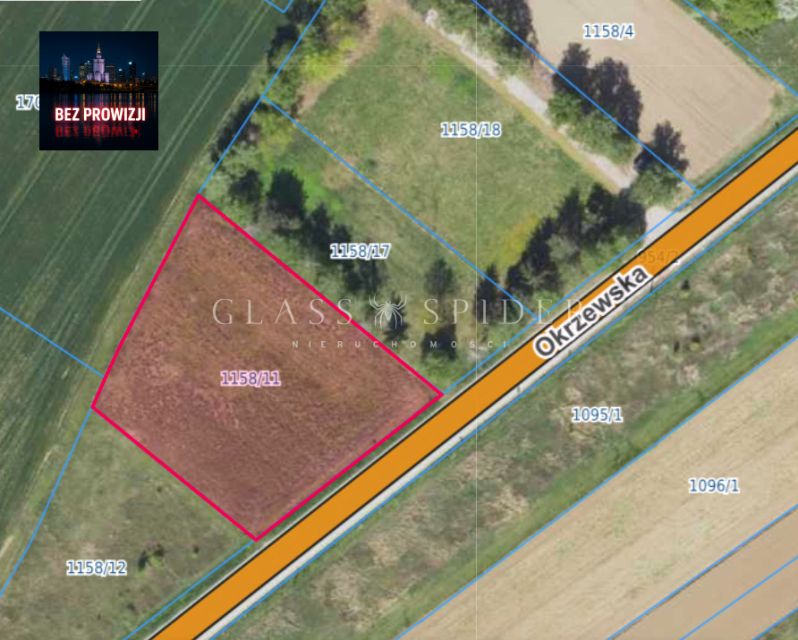 Działka inwestycyjna Okrzeszyn