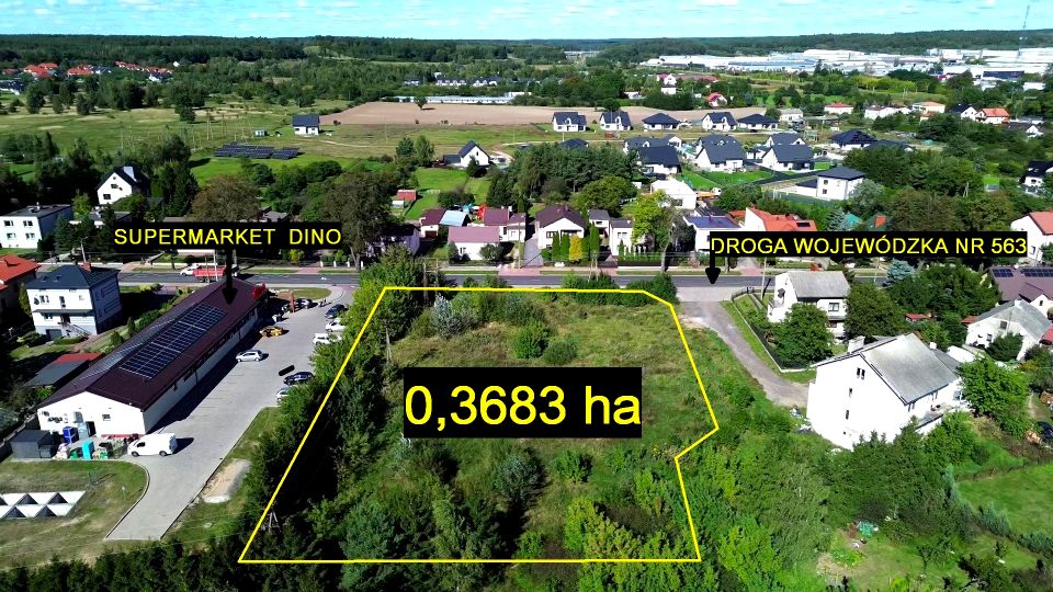 Działka inwestycyjna Mława
