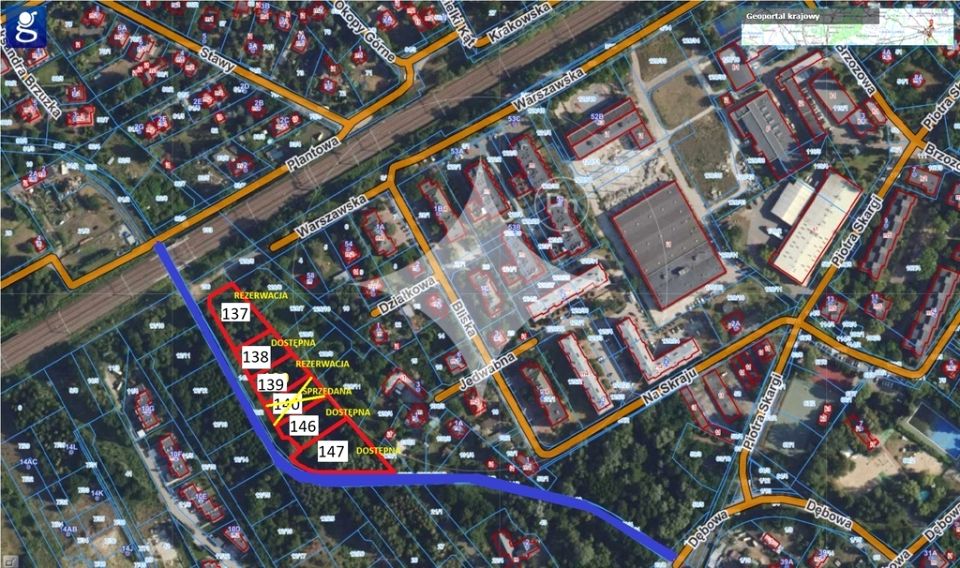 Działka budowlana Milanówek