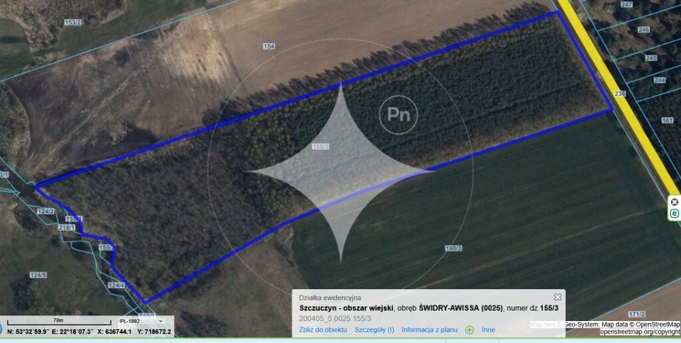 Działka Świdry-Awissa