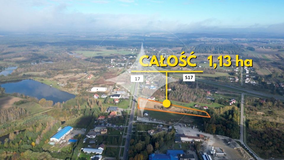 Działka usługowa Dąbrowa Tomaszowska