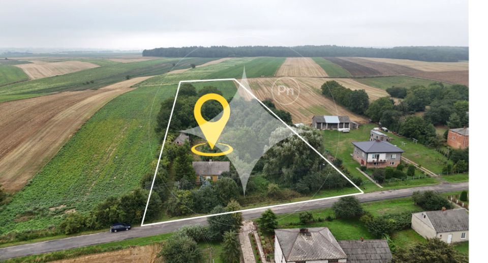 Ogrodzona działka sprzedam