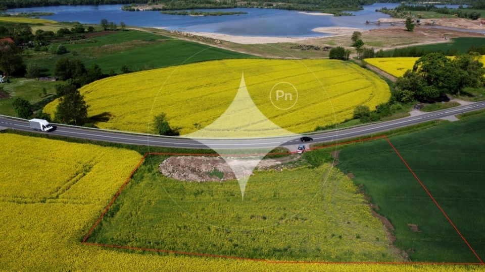 Działka usługowa Brunów