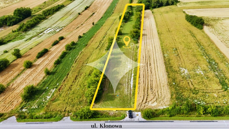 Działka budowlano-rolna Majdan Górny