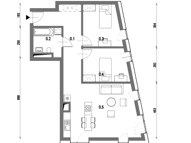 Mieszkanie blok mieszkalny sprzedaż