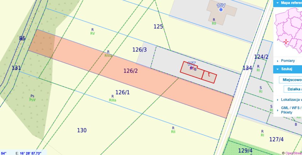 Działka budowlana Burkatów