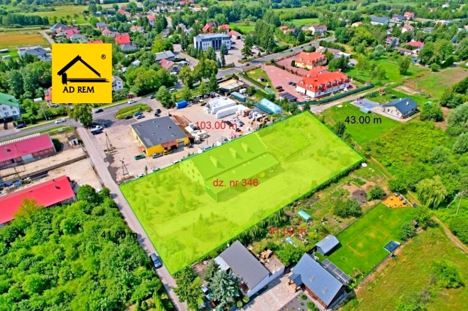 Działka inwestycyjna Pokrówka