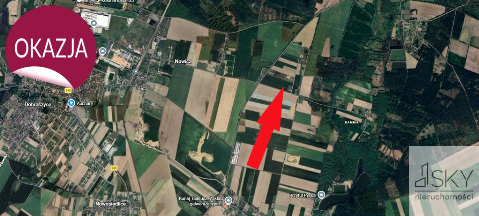 Działka budowlana Miodary