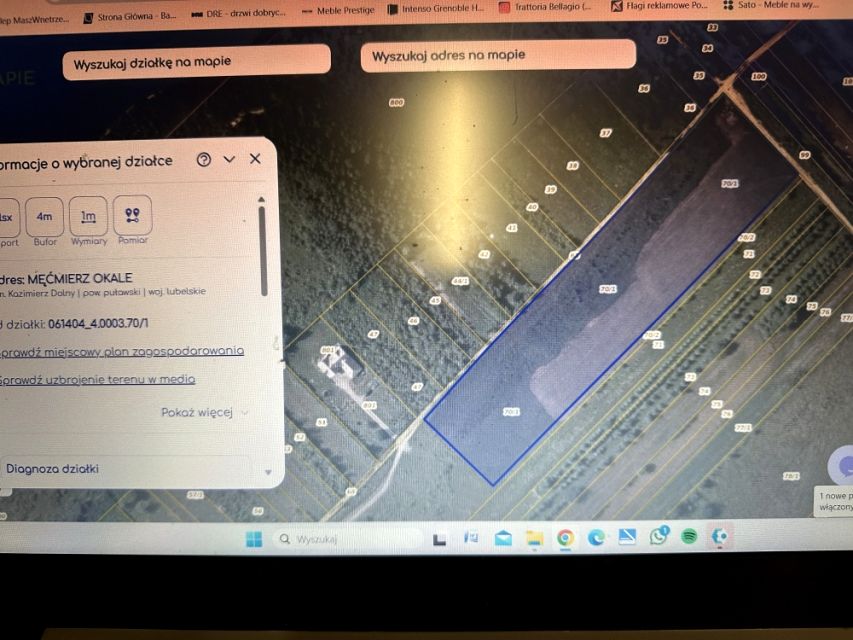 Działka rolna Kazimierz Dolny