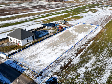 Ogrodzona działka sprzedam