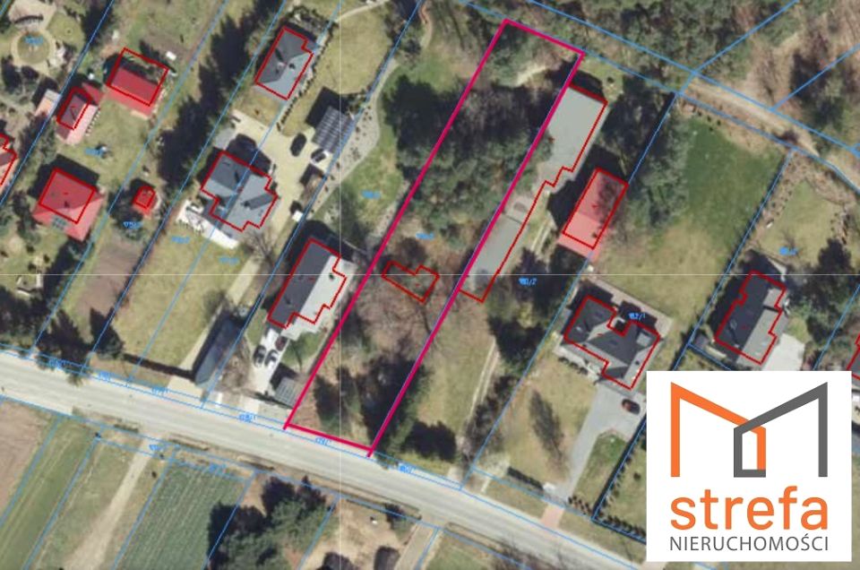 Działka usługowa Nowiny