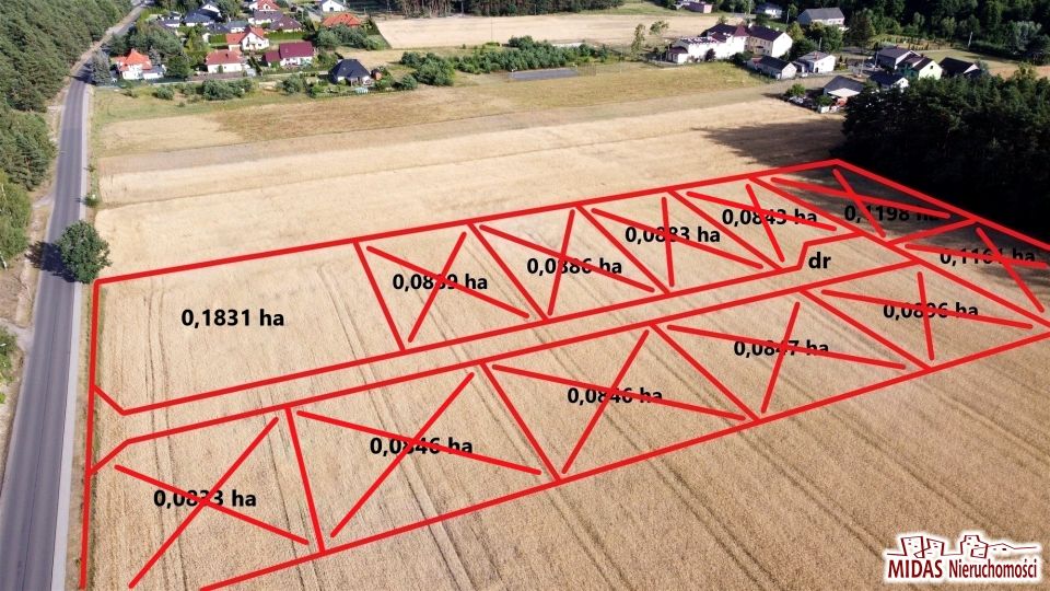 Pusta działka Ciechocinek