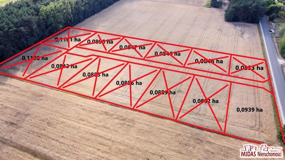 Pusta działka Ciechocinek
