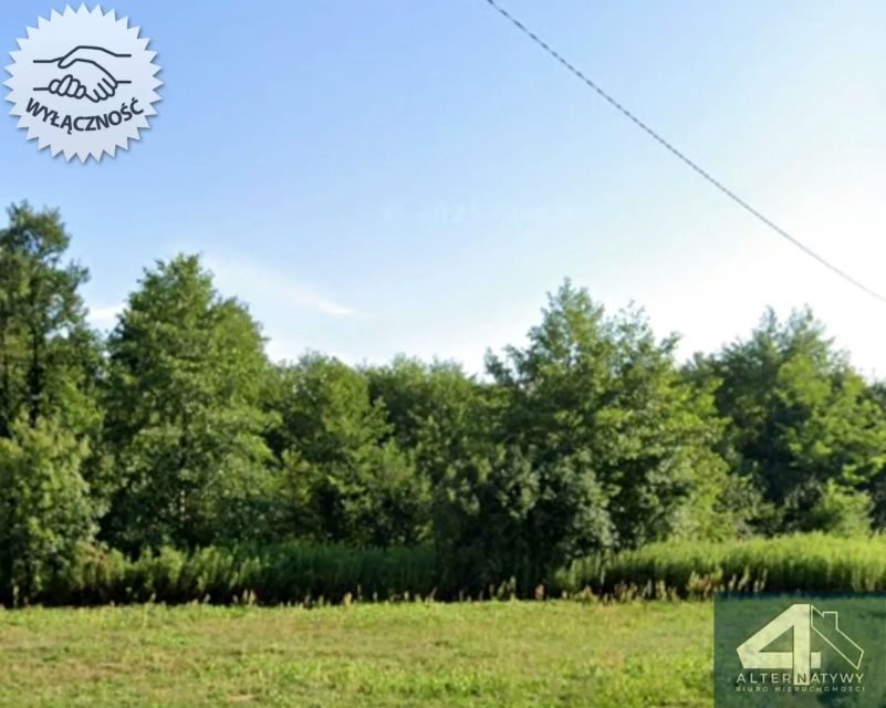 Działka przy lesie