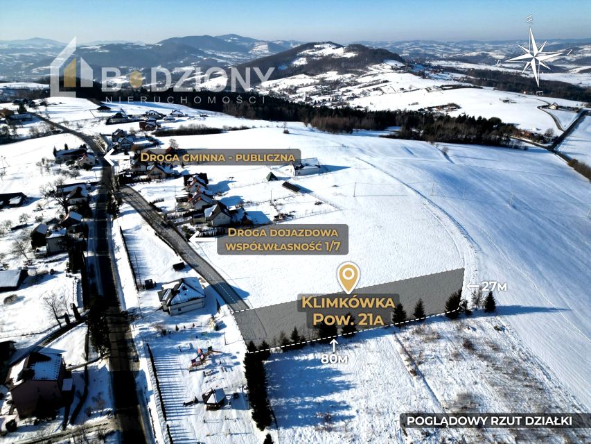 Działka budowlana Klimkówka