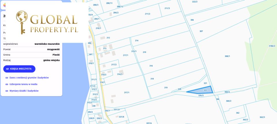 Działka budowlana Dłużec