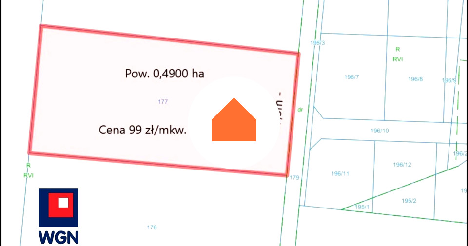 Działka budowlana, ul. 600-lecia wsi Wtórek
