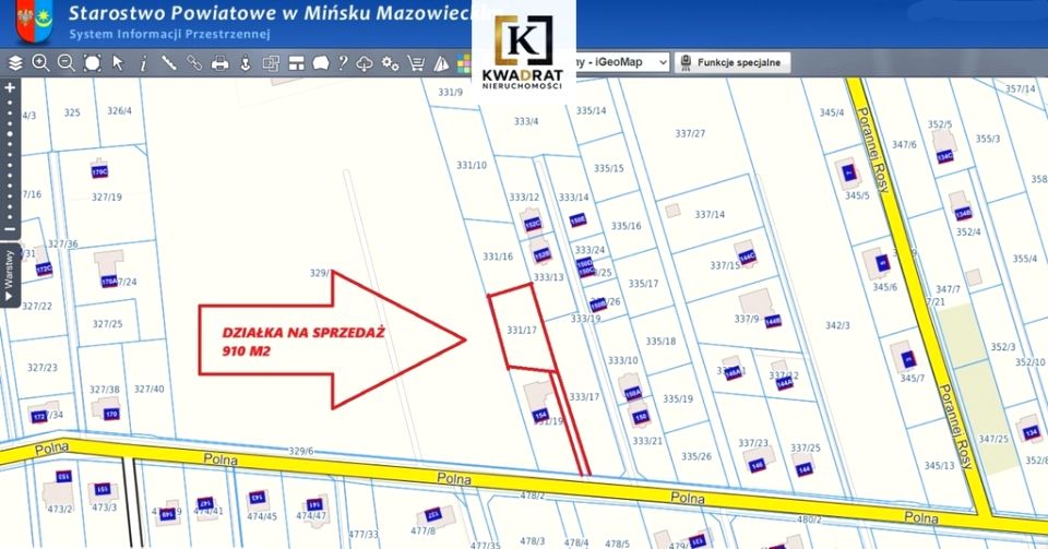 Działka budowlana Dębe Wielkie