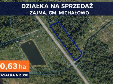 Działka leśna Zajma