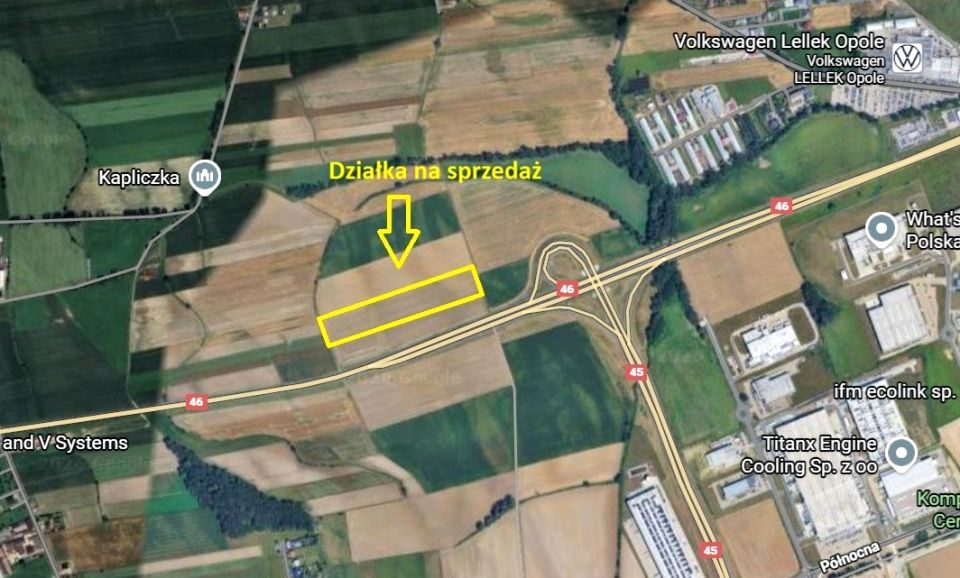Działka Opole Bierkowice