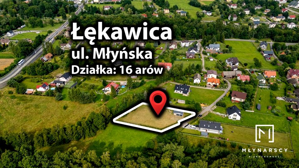 Działka budowlana Łękawica