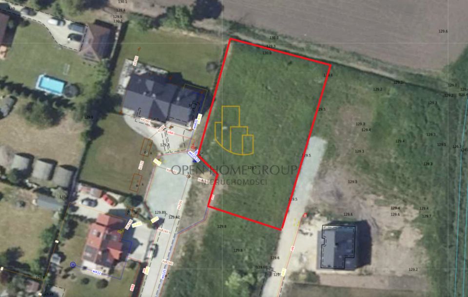 Działka budowlana Żórawina