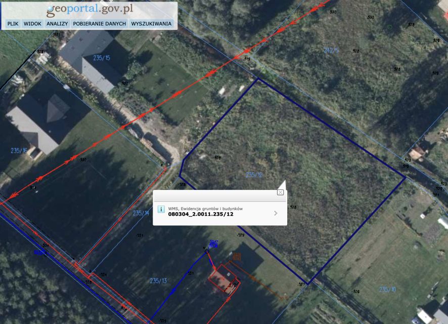 Działka rekreacyjna Borowy Młyn