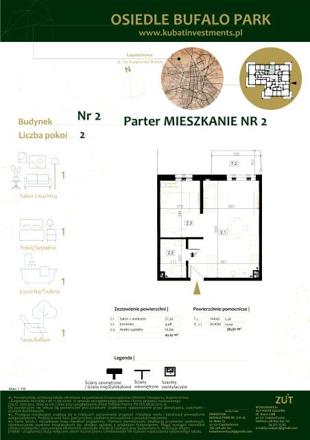 Mieszkanie Grabówka, ul. Kaspra del Bufalo