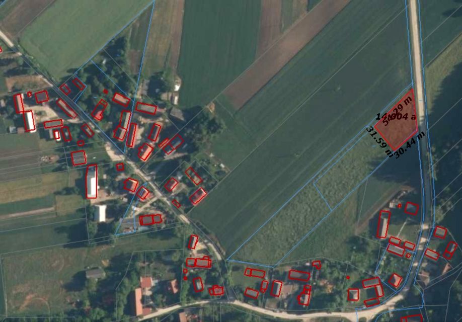 Działka budowlana Zawarża