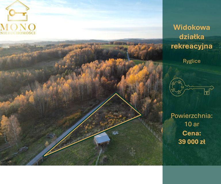 Działka rekreacyjna Ryglice