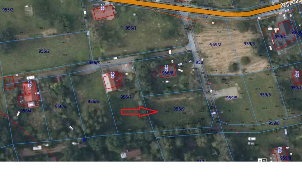 Działka budowlana Włosań