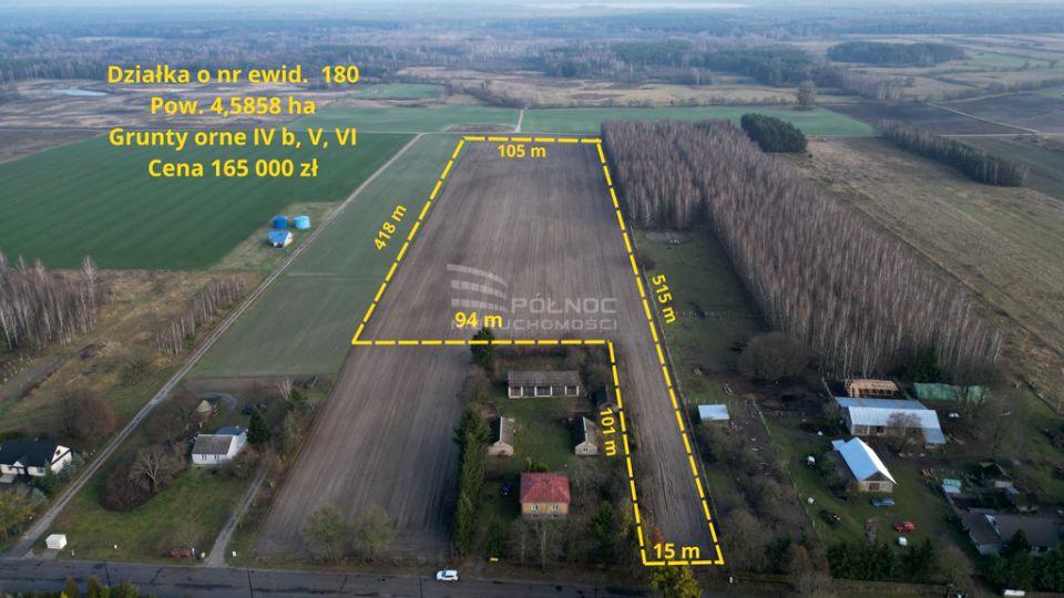 Działka rolna Wola Wereszczyńska