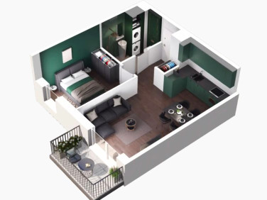 Mieszkanie przy lesie