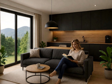 Mieszkanie apartamentowiec w górach