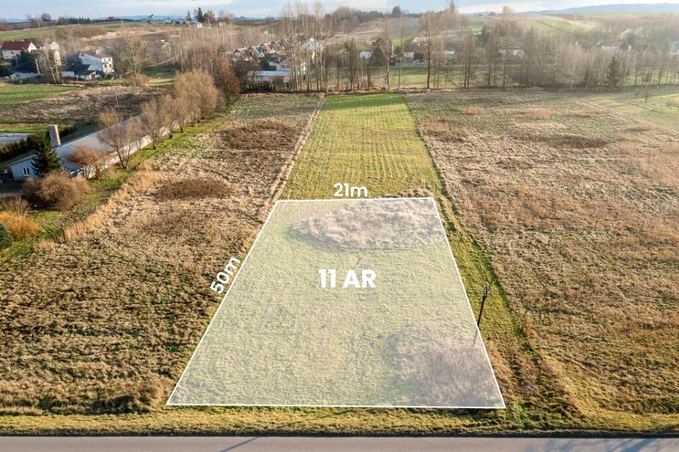 Działka budowlana Zgłobień