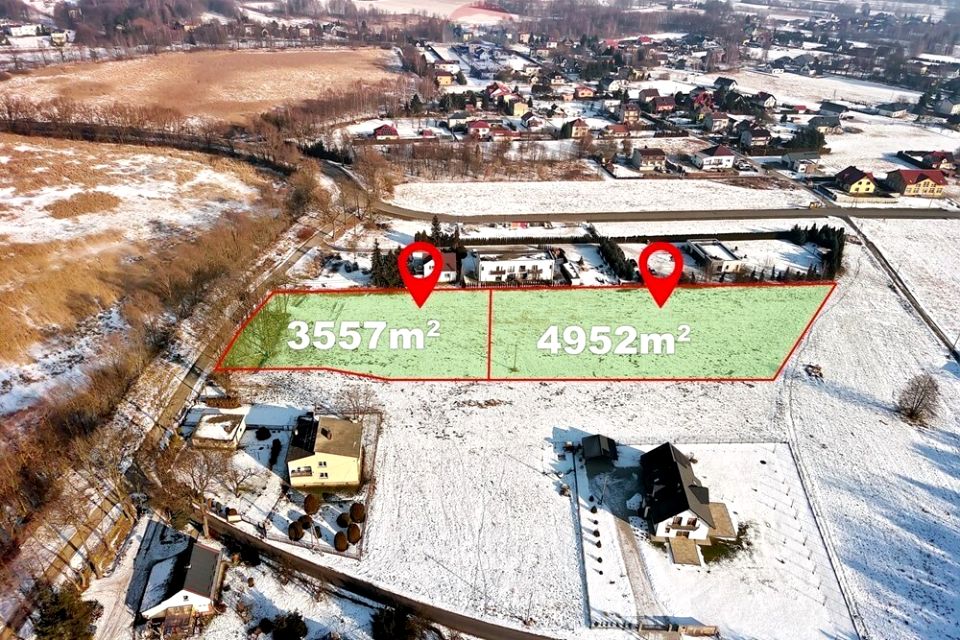 Działka budowlana Zaborze