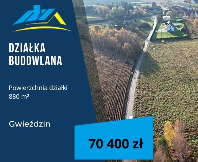 Działka budowlana Gwieździn