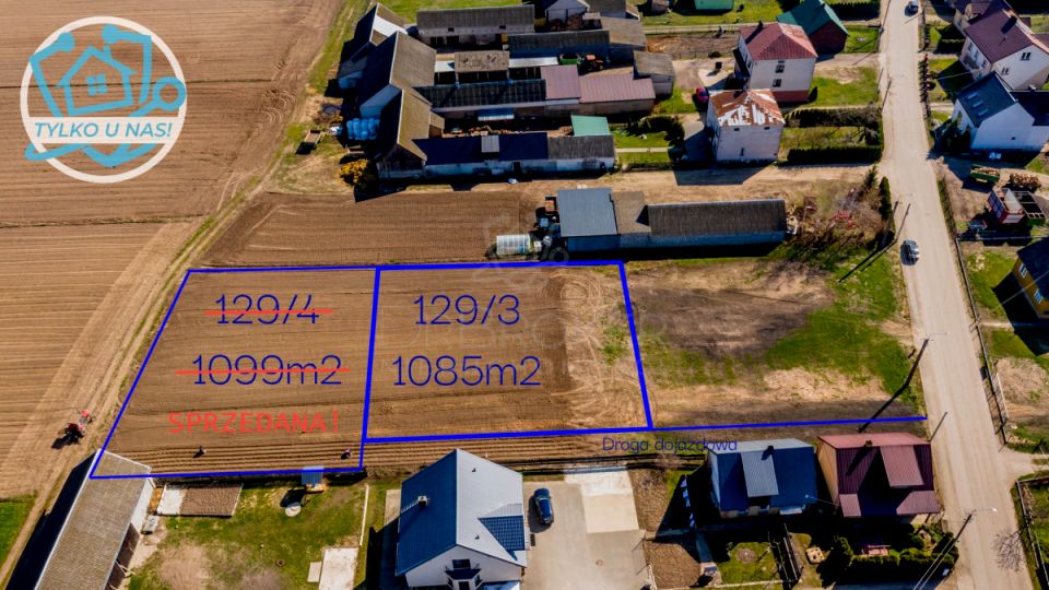 Działka inna Sawino