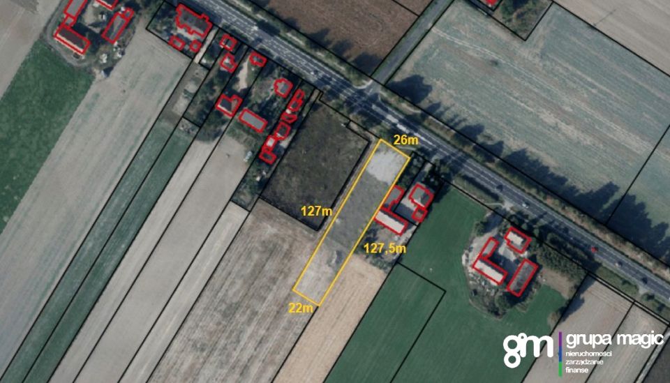 Ogrodzona działka sprzedam