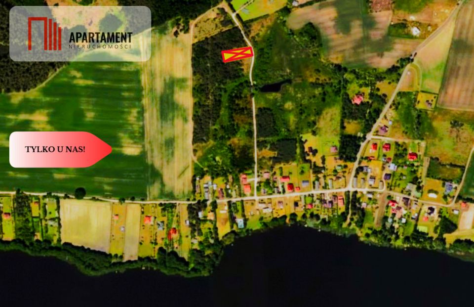 Działka przy lesie