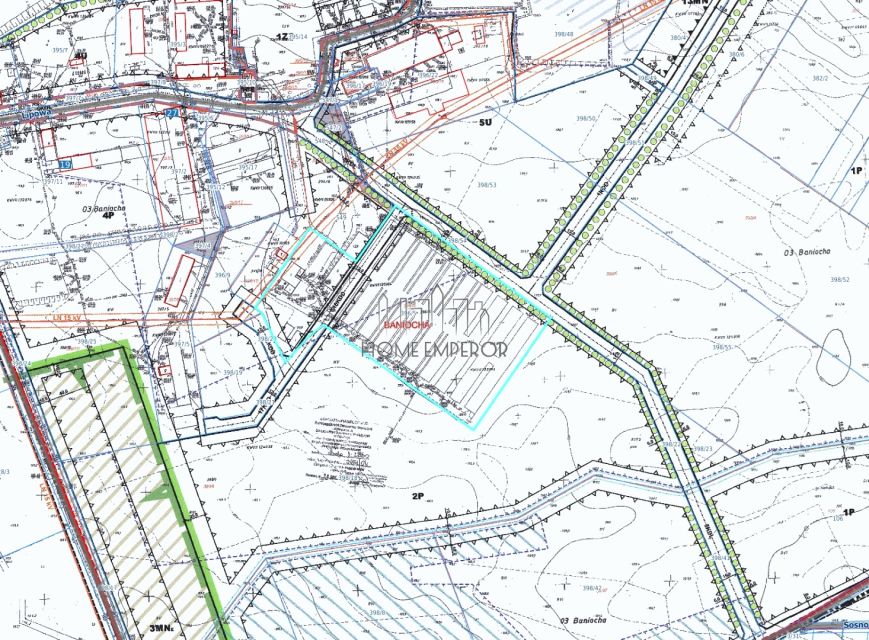 Działka przemysłowa Baniocha