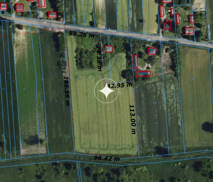 Działka budowlano-rolna Pieniany-Kolonia