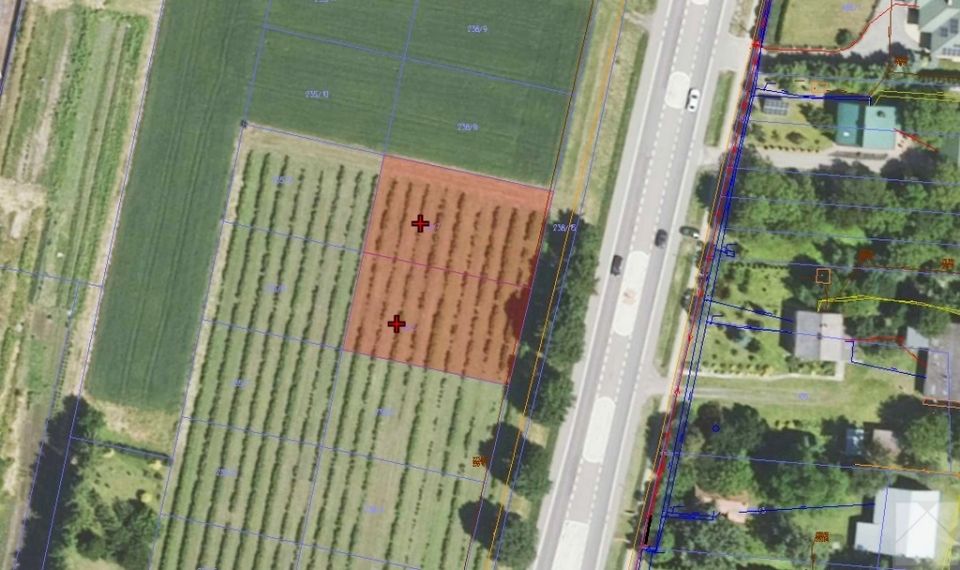 Działka usługowa Orły