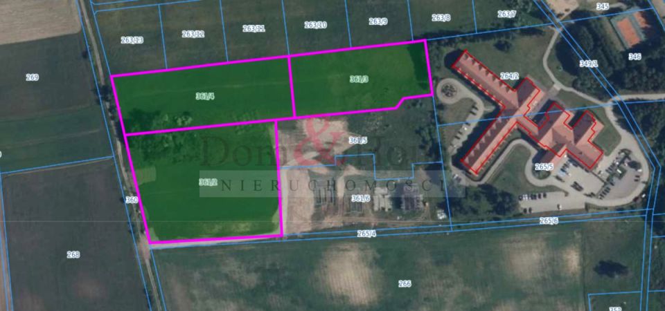 Działka usługowa Jora Wielka