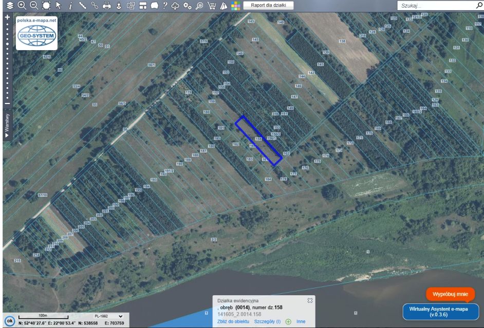 Działka rolna Małkinia Mała-Przewóz