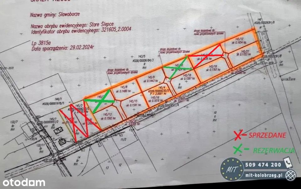 Działka Stare Ślepce