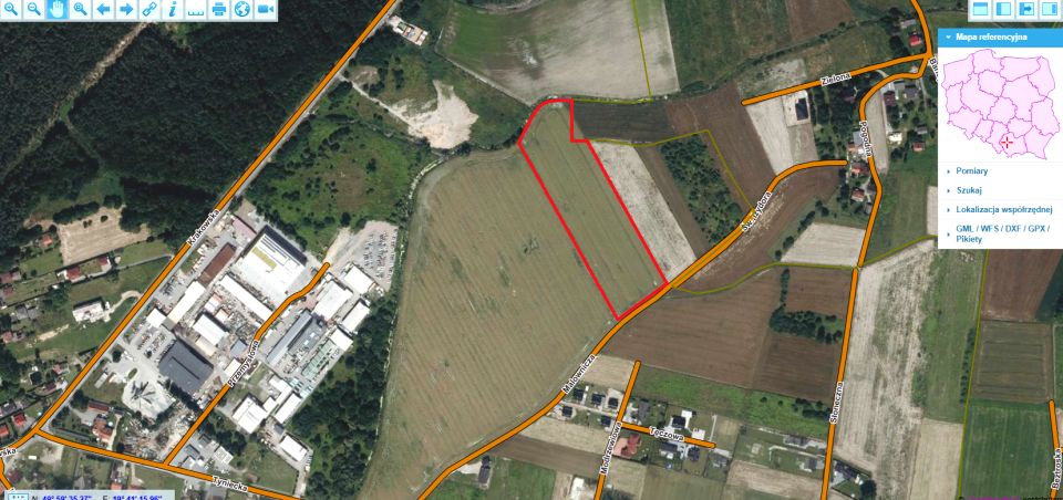 Działka inwestycyjna Czernichów